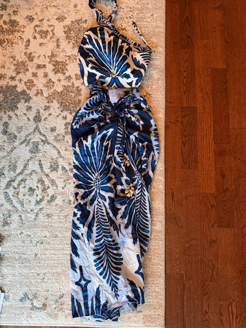Poupette St Barth Navy Cartagena Suma Halter & Skirt set!